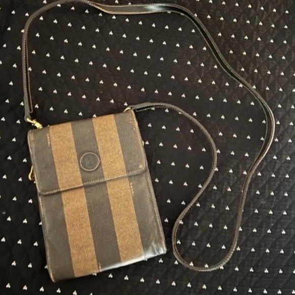 FENDI Handbags - FENDI Pequin Mini Messenger Belt/Crossbody
